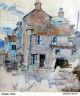 PAINTING: of now demolished, Ocean View, Breageside by Michael CADMAN