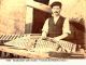 PEOPLE: BOWDEN, Thomas  boatbuilder born 1853 - working on half model boat in 1880