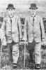 MITCHELL Twin Brothers. Farmer twin brothers William, left and  Andrew,right. Both born 1859