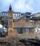 Porthleven Institute from the pier