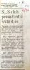 OBITUARY 1990: MITCHELL. Margaret age 55 of Penponds Road, wife of Ken MITCHELL