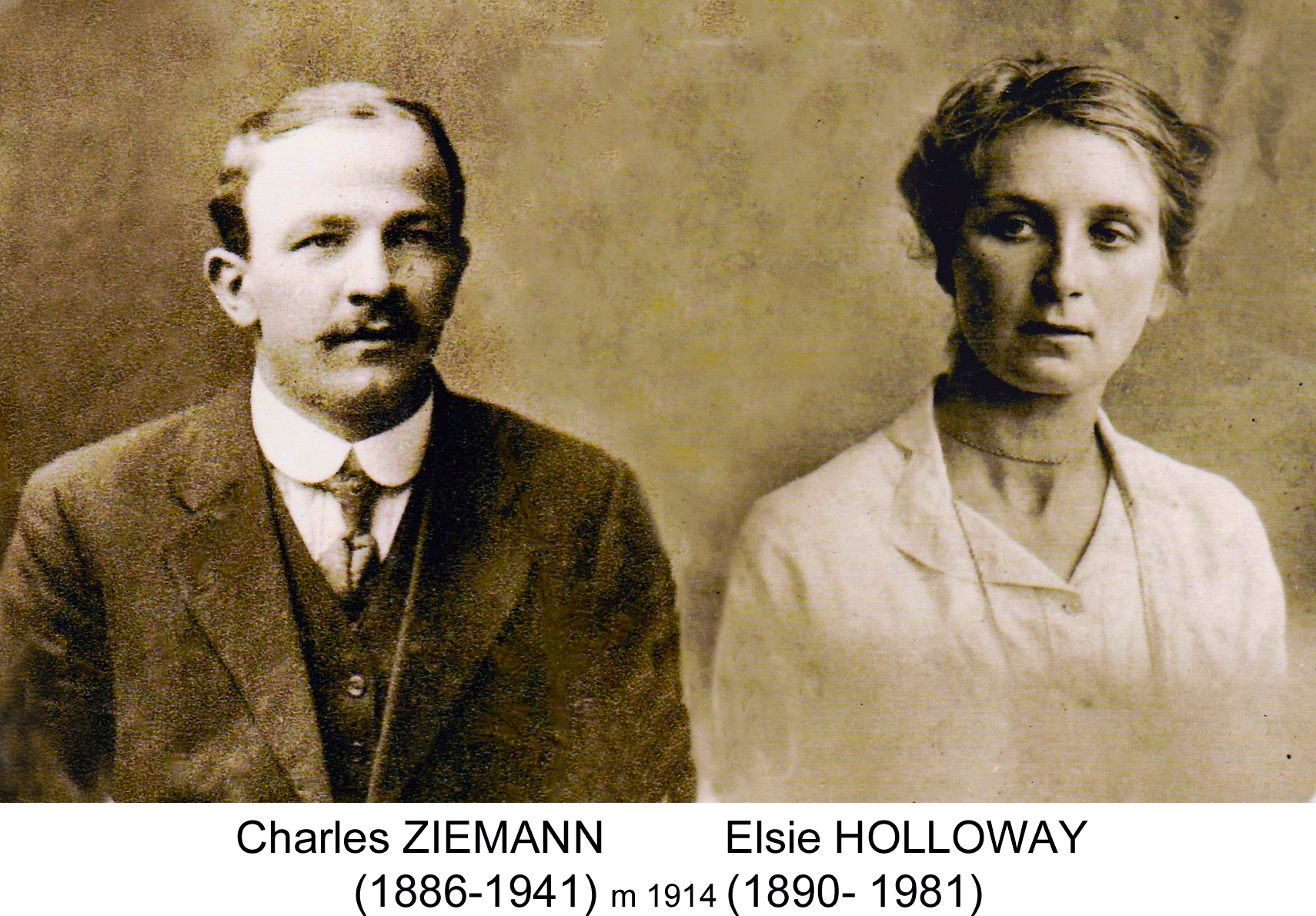 Charles ZIEMANN and his wife